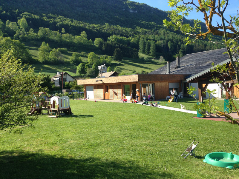 Photo du jardin de la crèche